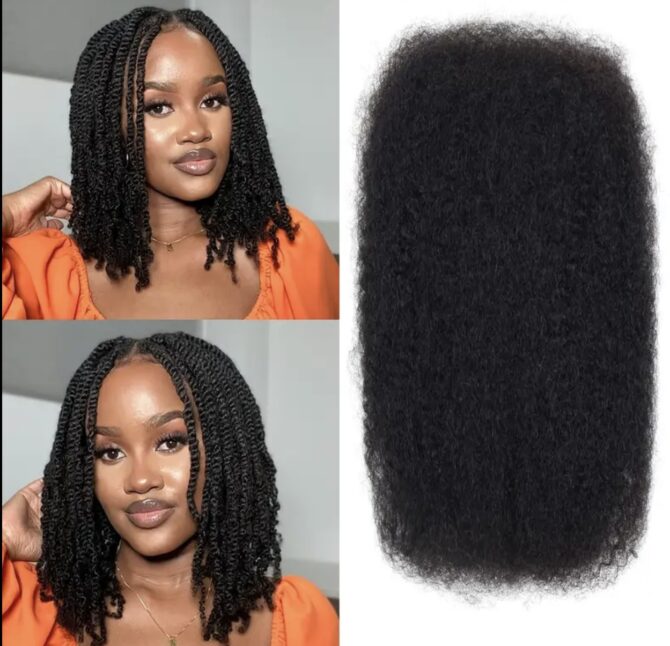 Peruvian Human Hair Bulk Extension(1b) - Image 7