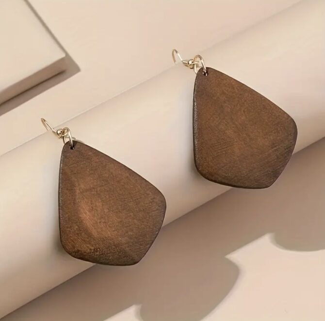 5/set Wooden  Handmade Jewelry - Image 4