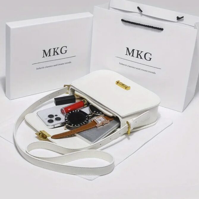 Leather Crossbody Bag - Image 4
