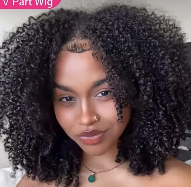 Curly Clip Ins/ V- Part Extension - Image 5