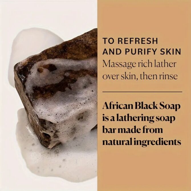Organic African Black Soap - Image 3