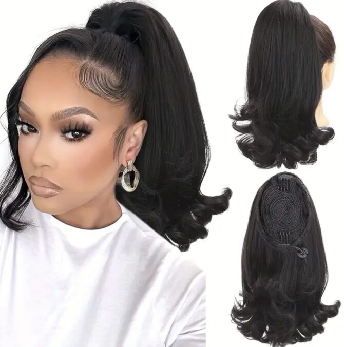 Kinky Wave Drawstring Ponytail