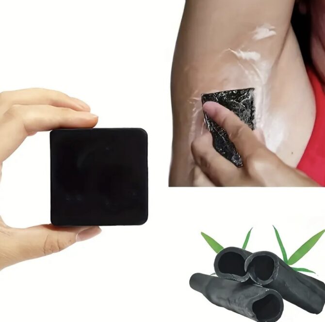 Bamboo  Charcoal Handmade Soap