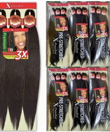 3 in 1 pre stretched Braiding Hair