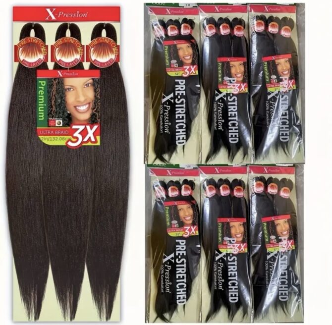 3 in 1 pre stretched Braiding Hair