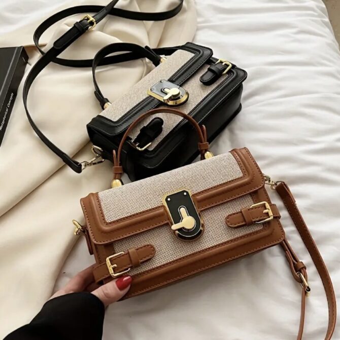 Vintage Flap Crossbody Bag - Image 2