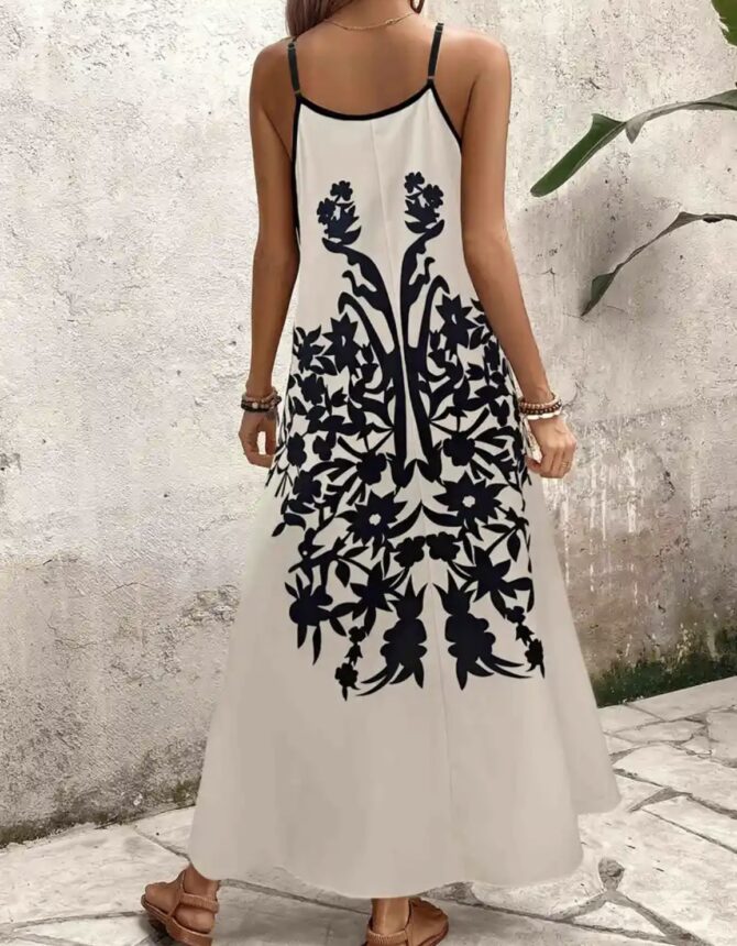 Bohemian Print Dress - Image 3