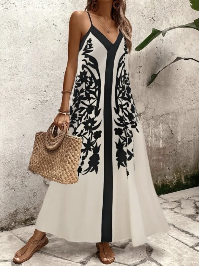 Bohemian Print Dress - Image 4