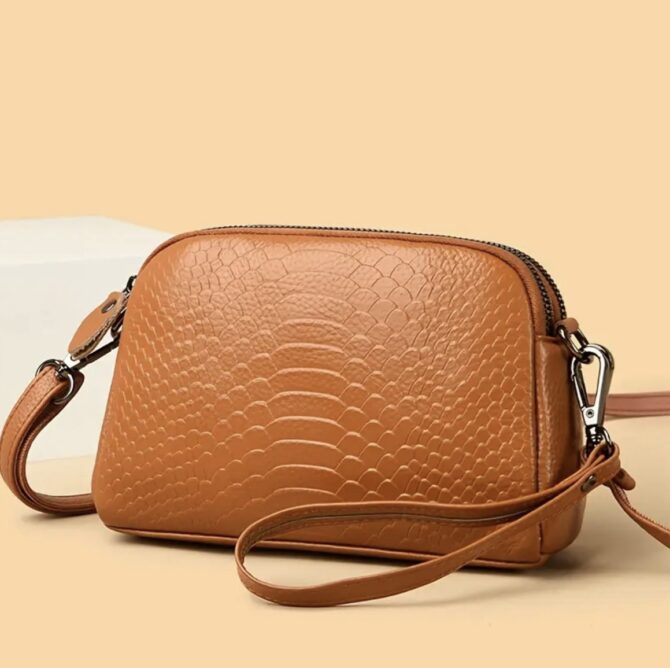 Original Leather Cross bag - Image 5