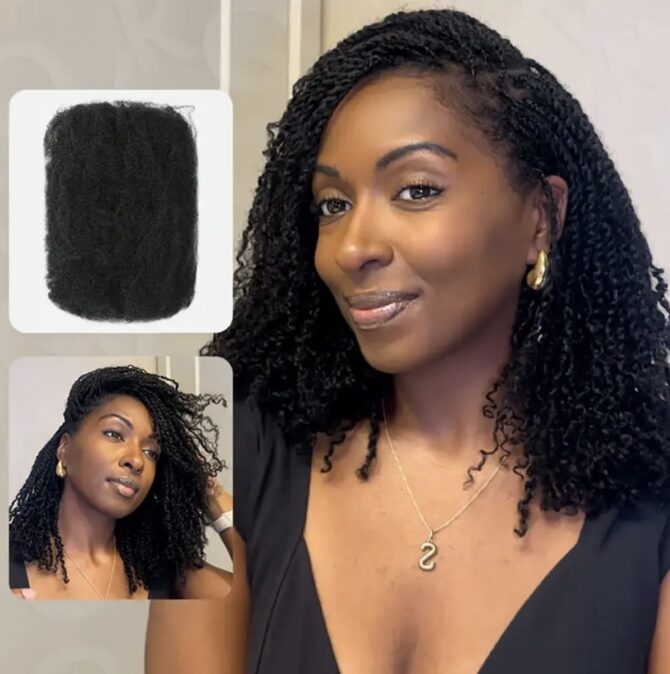 Peruvian Human Hair Bulk Extension(1b)