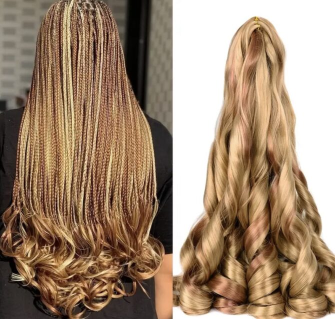 Premium French Curls Braiding Hair - Image 3