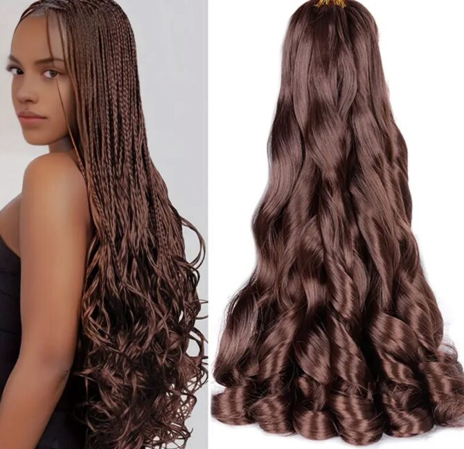 Premium French Curls Braiding Hair - Image 4
