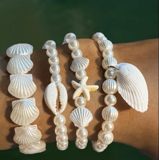 Handmade Shell Bracelet Set