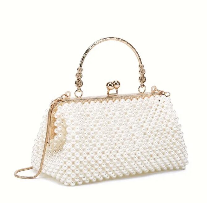 Hand Made Beaded  Clutch Bag - Image 4