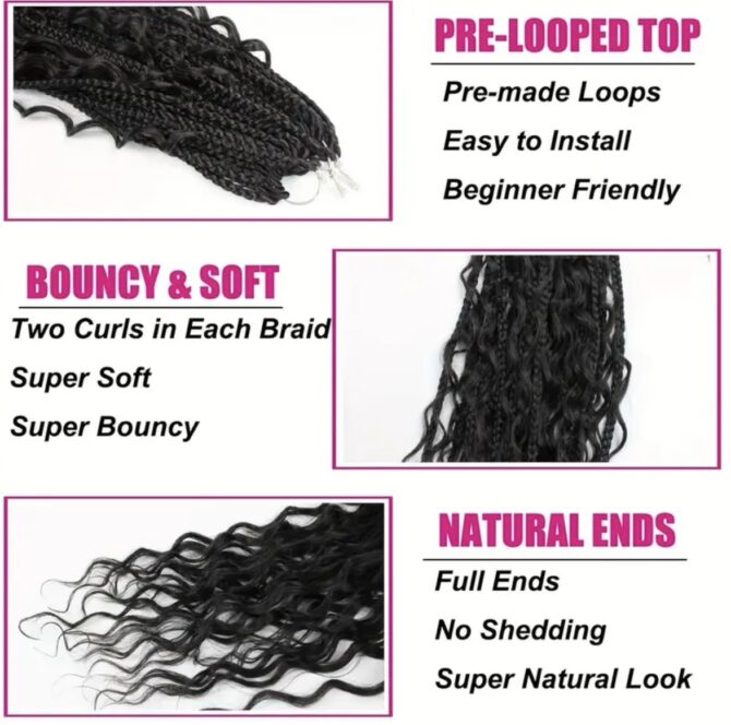 Boho Box Braids (Crochet Hair) - Image 5