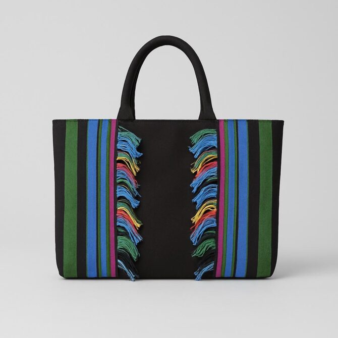 Aso eke Luxe Téchée Leather Bag - Image 3
