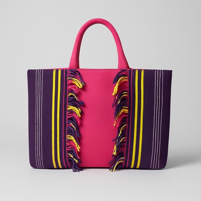 Aso eke Luxe Téchée Leather Bag