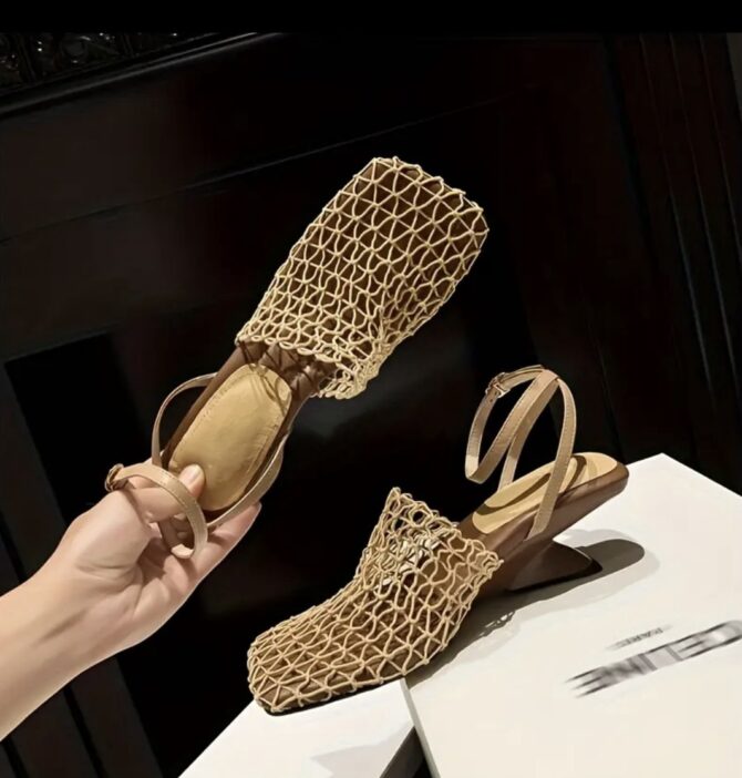 Selena Chic Vintage Sandals - Image 3