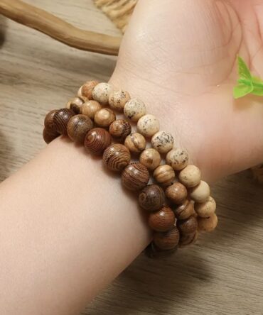 Handmade wooden bracelet