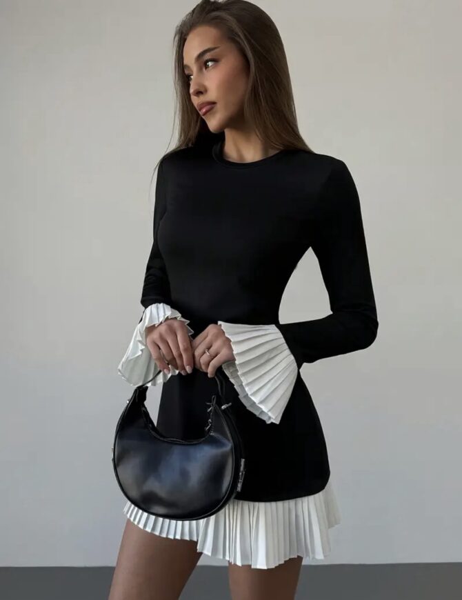Diane Elegant A-line chic dress - Image 3