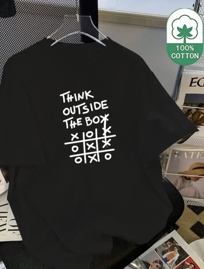 Think Outside the Box Graphic Tee - Image 2