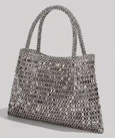 Handmade sequin tote