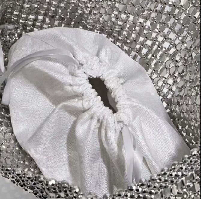 Handmade sequin tote - Image 4